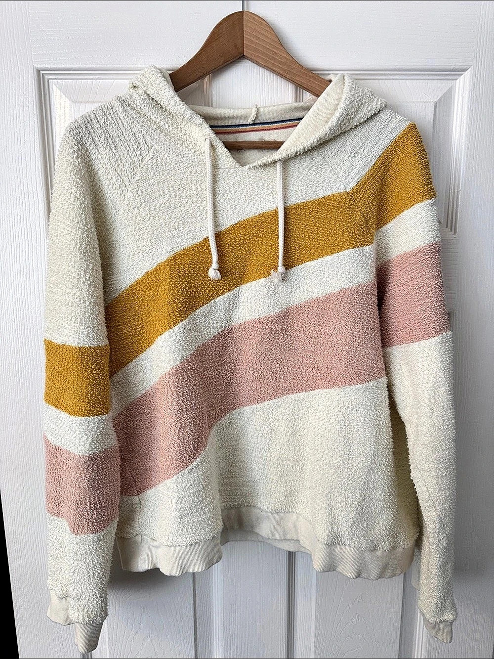 Faherty Color Block Cotton Hoodie XL Like New